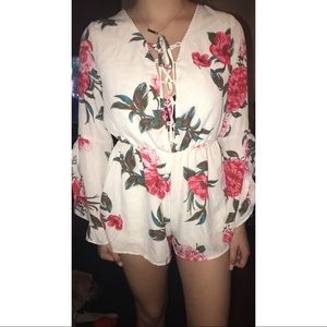Bell Sleeved Romper. *Sold*